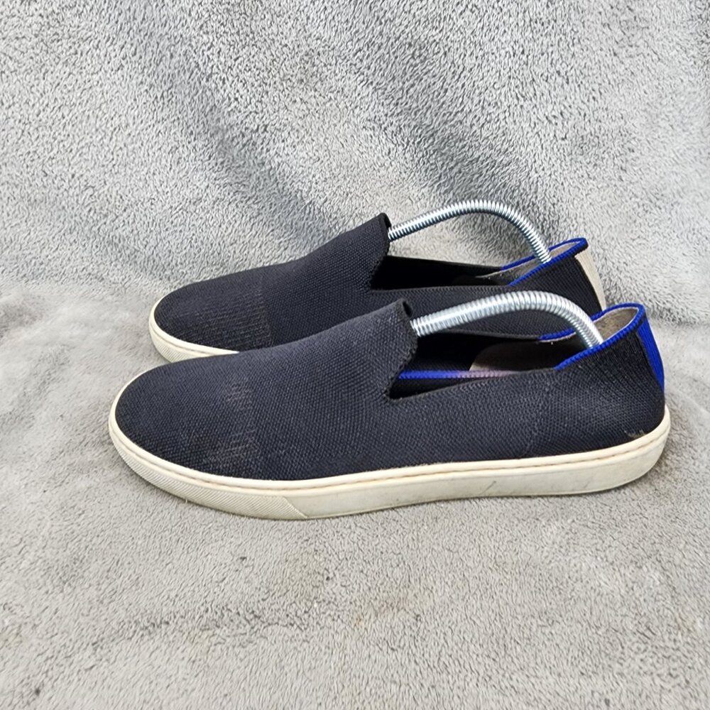 Rothy's Shoes Womens Size 10.5 Navy Blue Slip On Stretch Sneakers Made In China